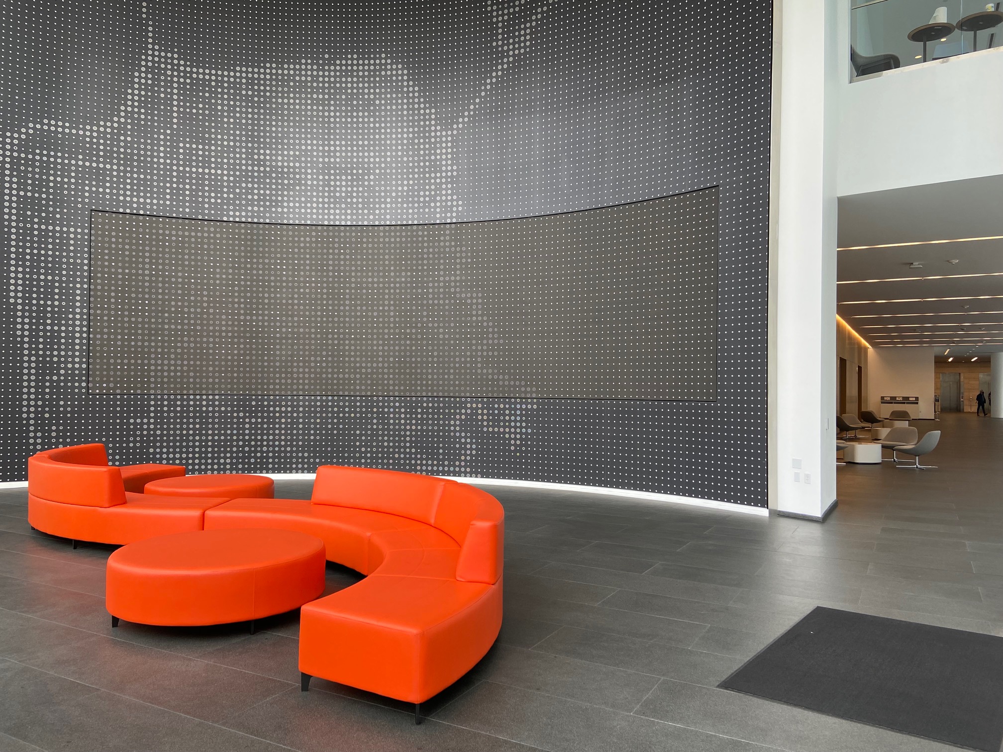 Video wall at 49 South Van Ness