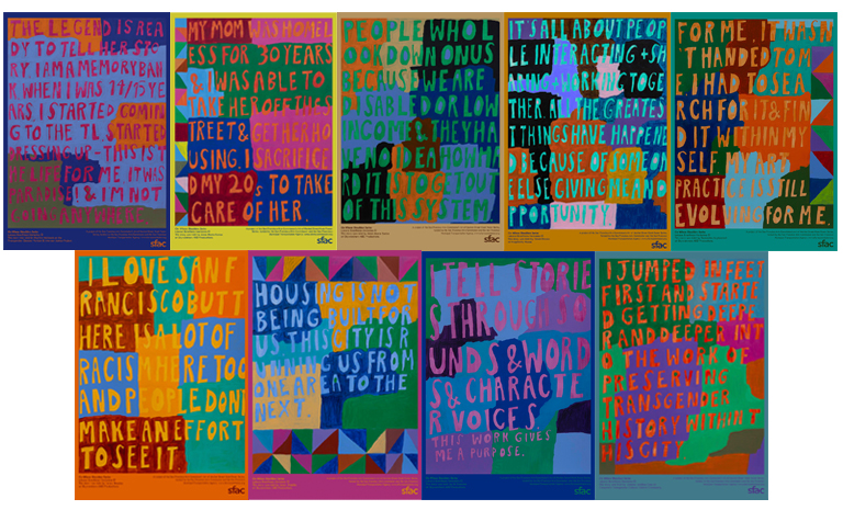 Untitled 1-9 9 geometric colorful posters