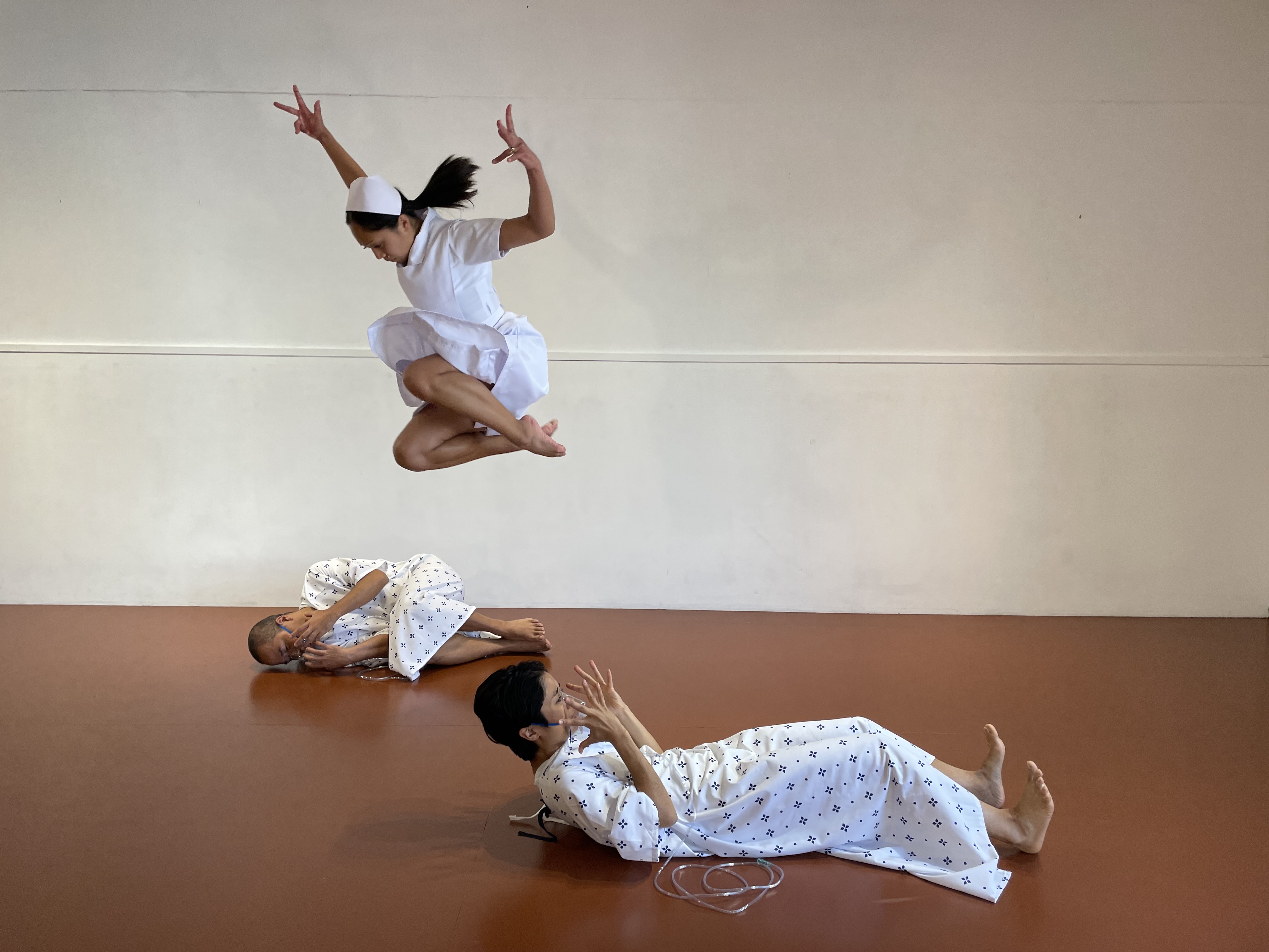 Photo: Hana Sun Lee; Nurse: Allegra Bautista. Photo courtesy of San Francisco Artist grantee Alleluia Panis. Photo: Hana Sun Lee; Nurse: Allegra Bautista. Photo courtesy of San Francisco Artist grantee Alleluia Panis.