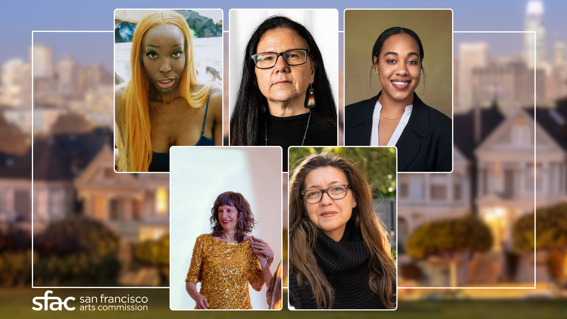 Left to Right: Star Amerasu, Catherine Collins, Maya Lefao, Rowena Richie, Nihan Roth