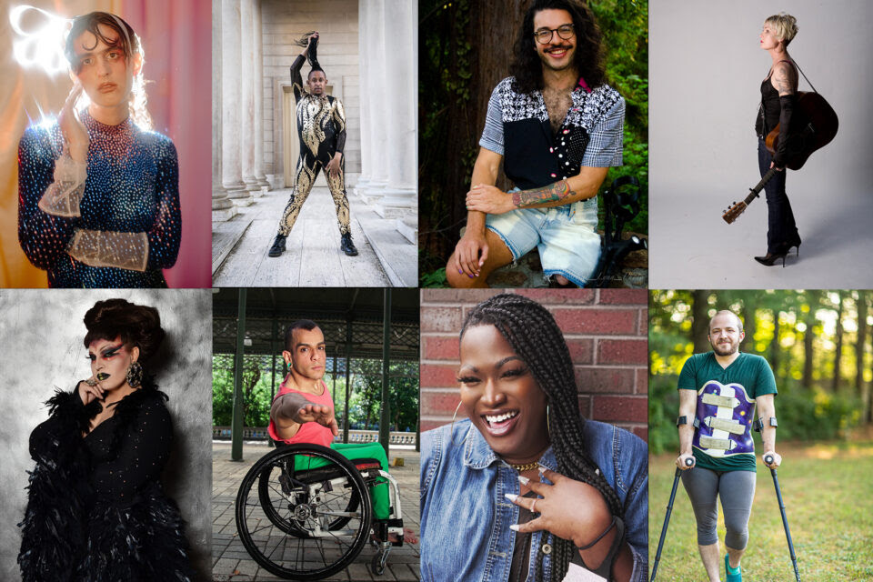 Collage of Eight Trans and Queer San Francisco Artists