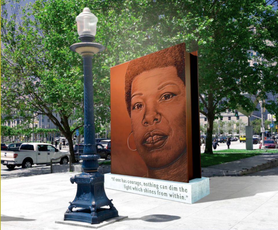 Maya Angelou rendering