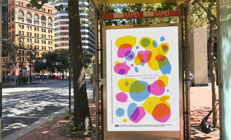 colorful market street poster series by Jessalyn Aaland