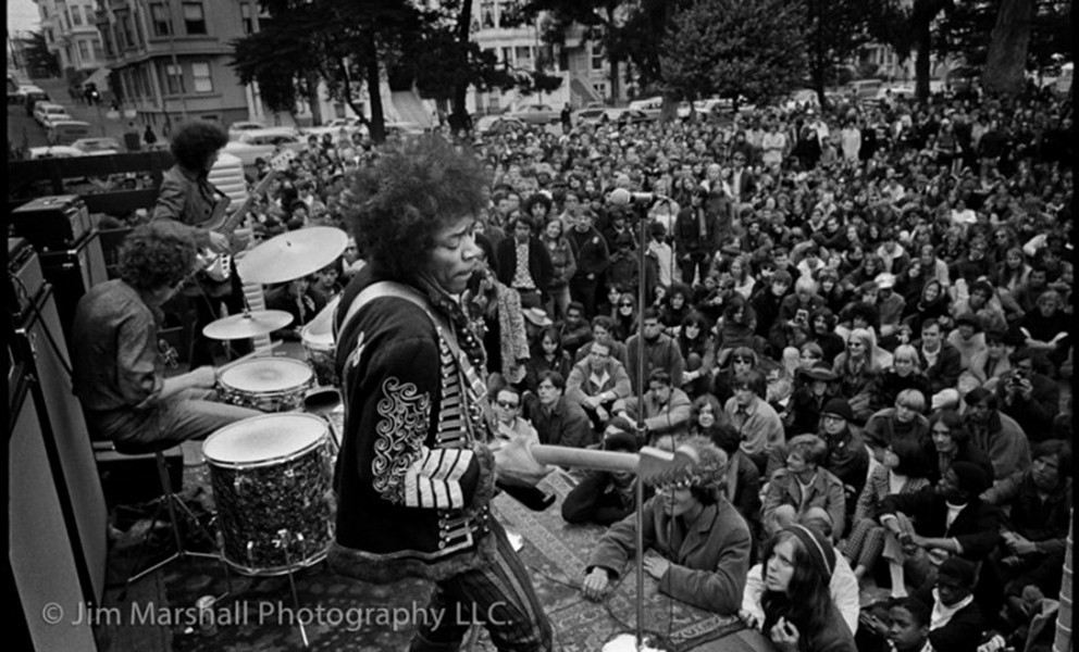 Jim Marshall, Jimi Hendrix in the Haight