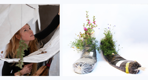 Image: 2026 Artist in Residence Program artist Alicia Escott and her ongoing work Metabolic Rifts