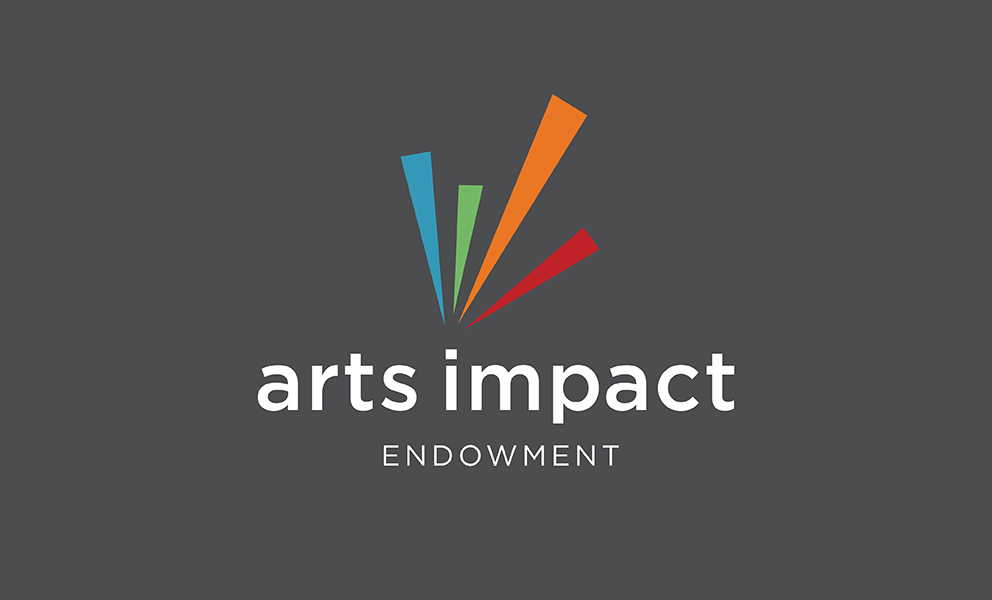 arts impact logo on a gray background 