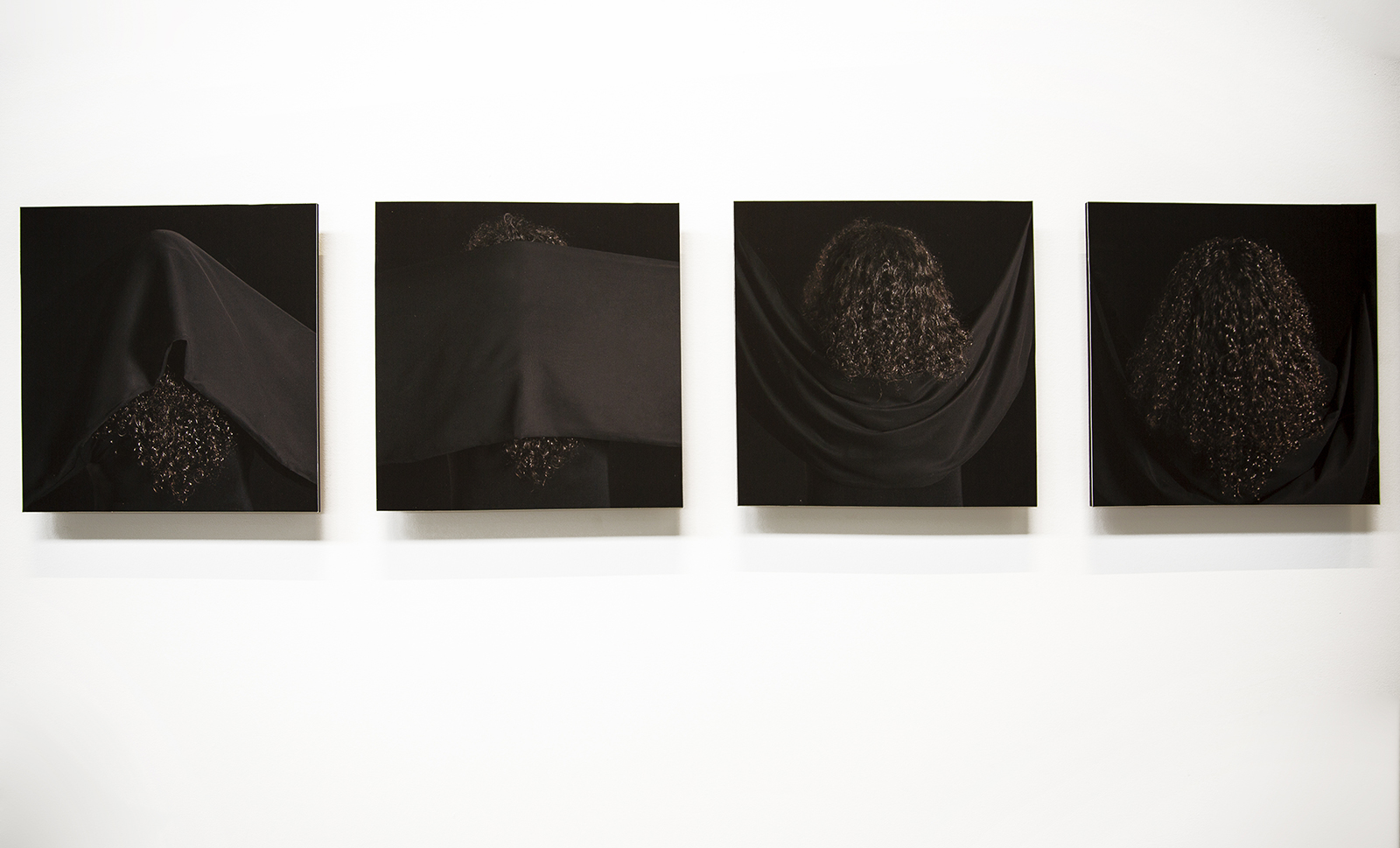 Nasim Moghadam, Black, 2018 (installation view)