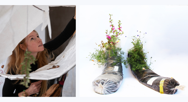 Image: 2026 Artist in Residence Program artist Alicia Escott and her ongoing work Metabolic Rifts